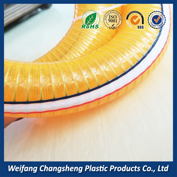 plastic steel wire reinforced soft pipe supply